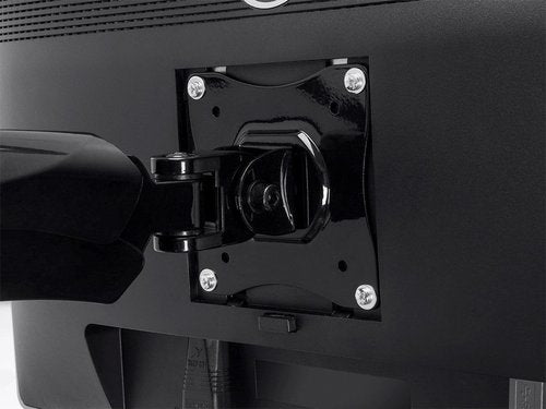Monoprice Articulating Gas Spring Sit Stand Monitor and Keyboard Workstation Mount - for Displays 13in to 26in, VESA 75x75 to 100x100, Easy to Use, Compatible with Most Desks, Black