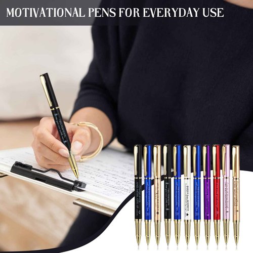 Fuutreo 100 Pcs Christian Bible Verse Pens Gifts Inspirational Quotes Religious Ballpoint Pens for Sunday School Teacher Adults Church Clergy Appreciation Pastor Pastor's Wife Godmother Christmas