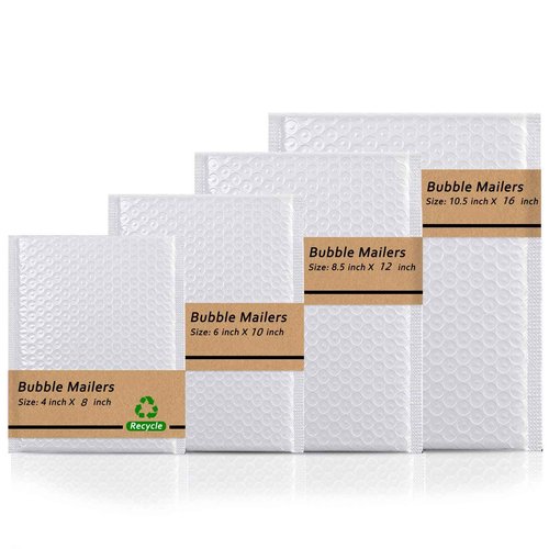 Bubble Mailers 6x10 inches 500pcs Padded Envelopes Mailers Sealing Shipping Bags for Small Business, Shipping Envelopes with Self Sealing, Waterproof and TearProof