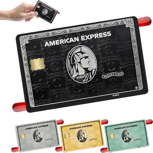 Credit Card Stickers, American Express for Credit Card Skin, Debit Card Sticker, Personalized Bank Card Sticker Cover, Credit Card Decal, Waterproof Card Covers (A-4 Pcs)