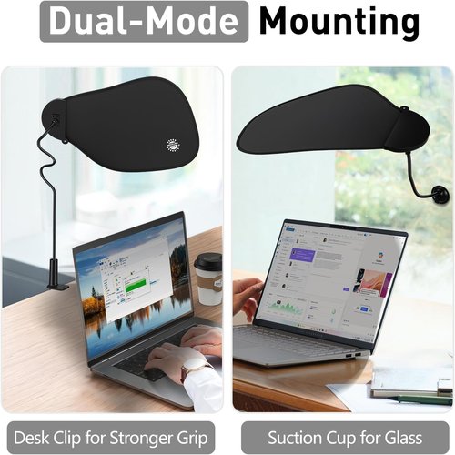Cubicle Shade | Desk Light Blocker for Overhead Glare - Ideal for Light Sensitive Workers (Standard)