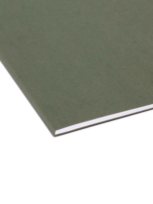 Smead Hanging File Folder, No Tabs, Letter Size, Standard Green, 25 per Box (64010) (Pack of 4)