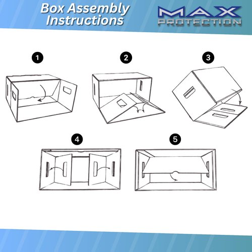 Bundle of 10 CGC Graded Comic Storage Boxes - Holds 35-40 Graded Comic Books - WHITE by Max Pro