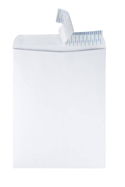 Quality Park 12 x 15-1/2 Catalog Mailing Envelopes, Redi-Strip Self Seal Closure, 28 lb White Wove Paper, 100 per Box (QUA44082)