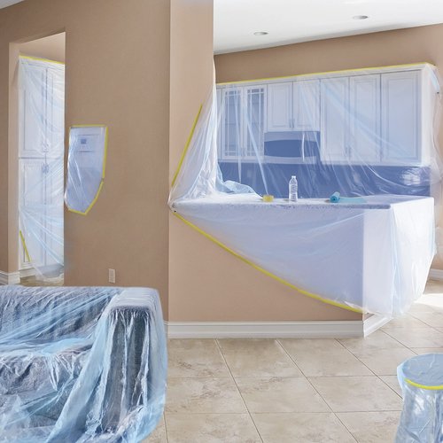 MyLifeUNIT Masking Paper, 8 Pack Masking Film with Tape for Automotive Painting Covering