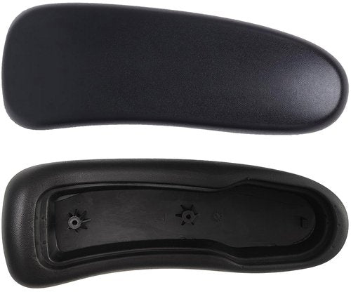 HYEJDRV Chair Armrest Replacement, Arm Pad Caps Replacement for Herman Miller Classic Aeron Chair Graphite Black 1 Pair