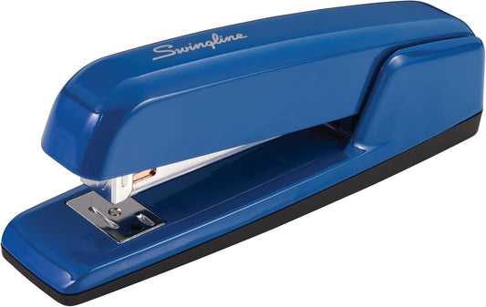 Swingline 747 Business Stapler - Jam-Free Metal Design, 30 Sheet Capacity, Royal Blue (74729)