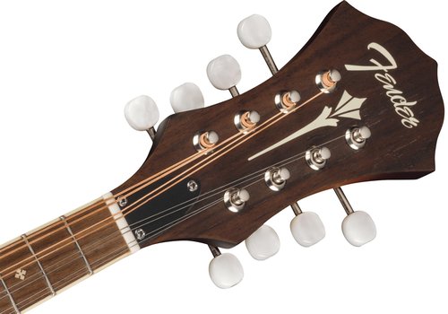 Fender Paramount PM-180E Mandolin Aged Cognac Burst Bundle with Gig Bag, Tuner, Strings, and Picks