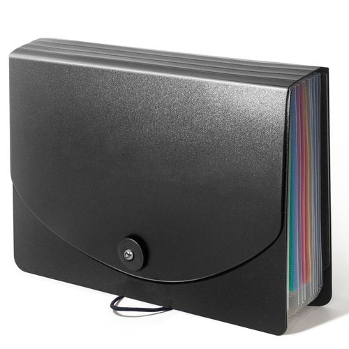 Vowcarol 5x8 Index Card Holder, 5x8 Index Cards Organizer, Expanding Storage Box