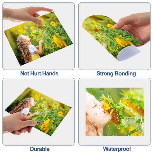 100 Pack Thermal Laminating Pouches 10 Mil Clear Laminating Sheets Plastic Laminating Paper Hot Glossy Laminator Pouches Office Laminating Supplies for Letter Photo Card ID Badge, 9 x 11.5 Inches