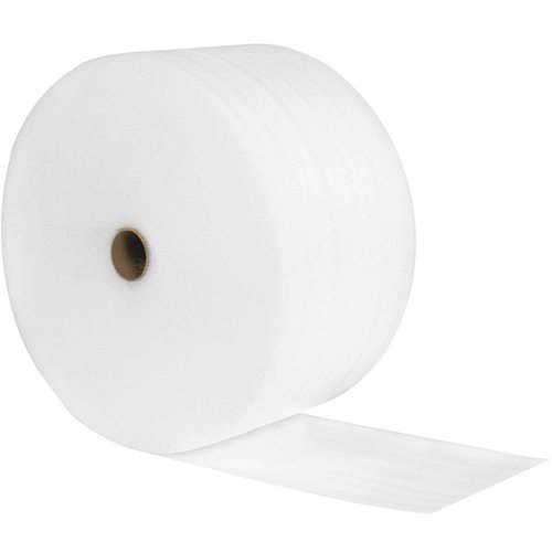 Partners Brand PFWUPS18S12P Parcel Ready Perforated Air Foam Rolls, 1/8" x 12" x 350', White