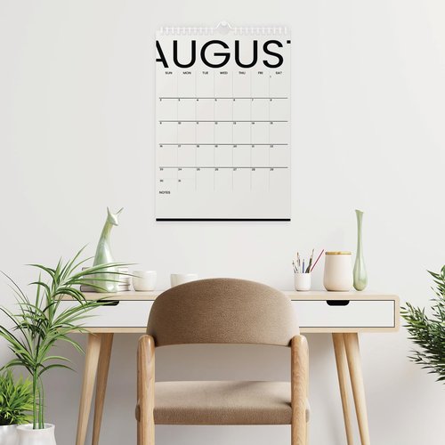 Karto Wall Calendar 2025-2026 - Vertical 11x17 inch July 2025 to December 2026 - Boost Your Productivity and Easy Planning with the Aesthetic Monthly Calendar - Big Text