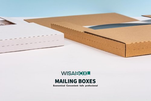 Kraft | Easy-Fold Vinyl Record Shipping Boxes - 12.8x12.8x1 Inch, 15 Pack with Fragile Stickers