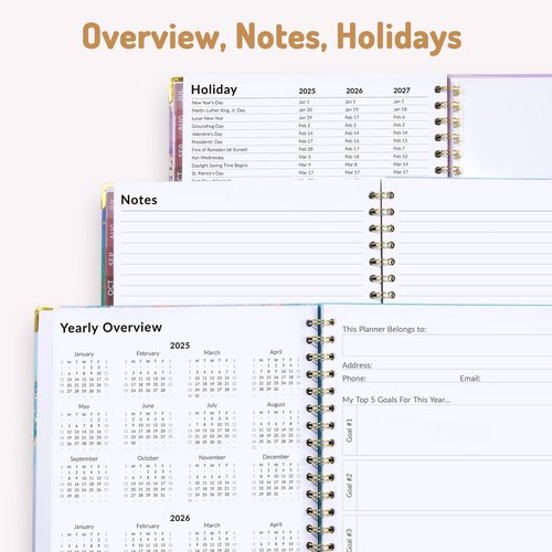 Forvencer Planner 2025-2026 for Women, Academic Year Monthly and Weekly Planner, July 2025 - Jun 2026, 8.5" x 11", Hardcover Student Teacher Planners Agenda Calendar Book with Tabs, Light Green