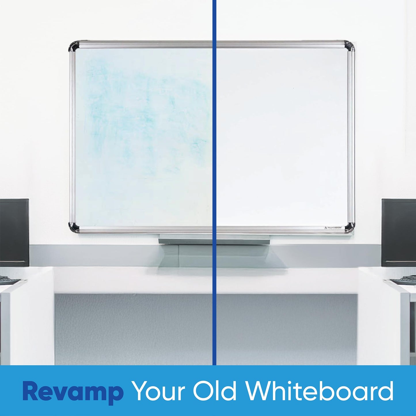 HeatPomelo Whiteboard Sticker for Wall, 120" x 18" No Ghosting Peel and Stick Dry Erase White Board Roll, Stain-Proof Self-Adhesive Whiteboard Paper for Home, Office, Classroom