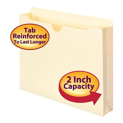 Smead File Pockets and File Jackets Bundle (25 Count) | Letter Size