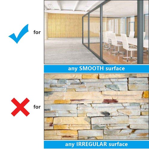 AFMAT WS002 Whiteboard Sticker, 11ft Dry Erase Wallpaper, Peel and Stick Whiteboard Contact Paper for Wall, 132'' x 17.3'' White Board Stick on Wall, Dry Erase Board Roll Adhesive, 6 Markers, 2 Rolls