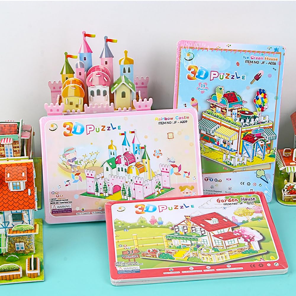 Jigsaw Puzzle Science Kit, Model Building Puzzles for Ages 8 and Up, Single Style Dragon Boat Theme, DIY Craft Set with Safe Rounded Pieces for Hands-On Learning and Brain Development