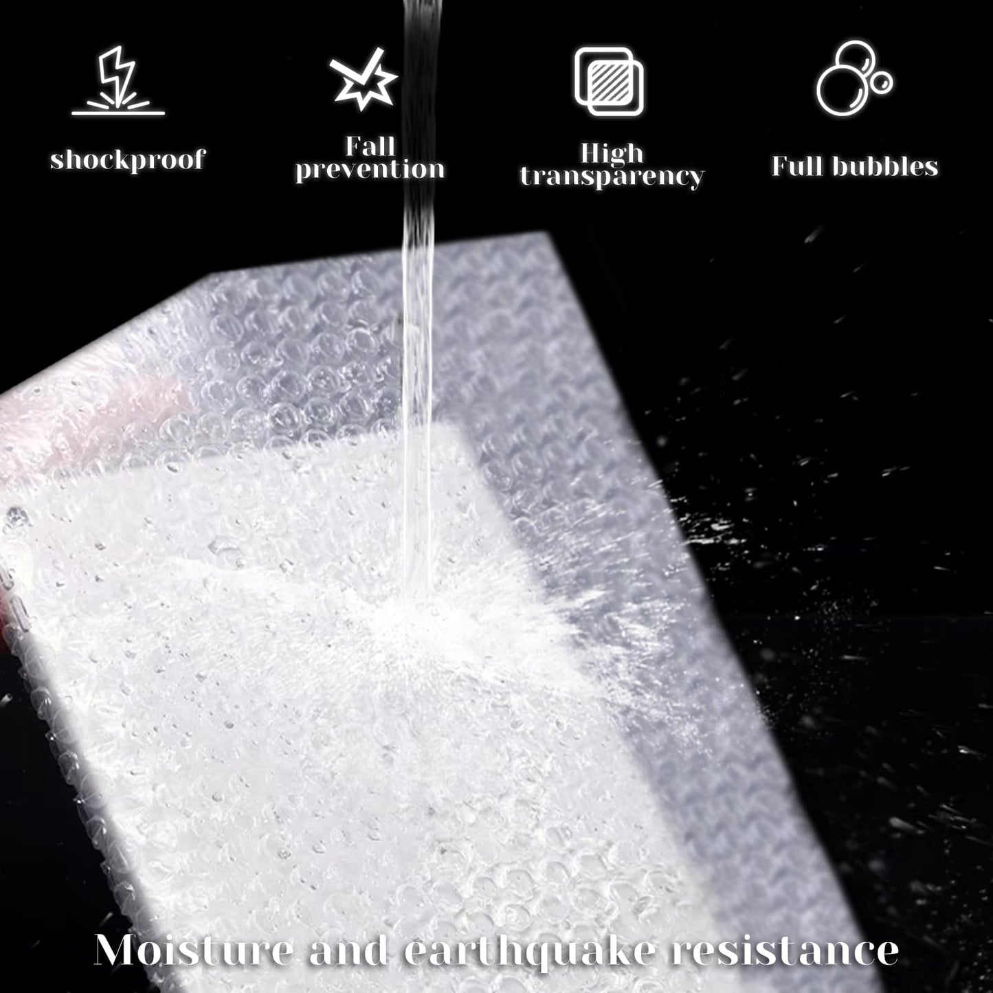 200 Pcs Bubble Wrap Pouches, 4 x 6 in Clear Bubble Wrap Bags Packing Materials for Fragile Items Wrap Sleeves for Packing Shipping