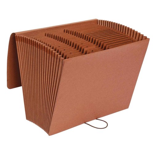 Pendaflex 21 Pocket A-Z Expanding File, Letter Size, Red Rope (75711) & Globe-Weis PFXR217AHD /Pendaflex Heavy Duty Expanding File, Open Top, 21 Pockets, A-Z