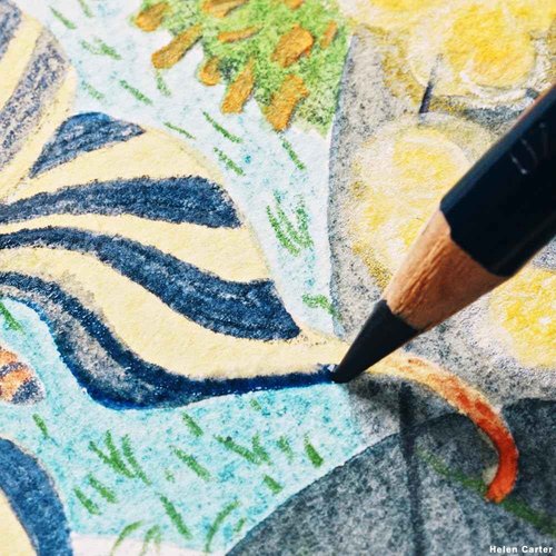 Inktense 36 Piece Water Soluble Colored Pencil Set