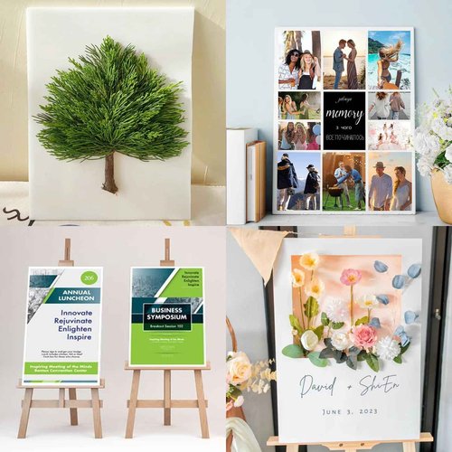 Zzrywuty 10 Pack Large Foam Boards 24" x 36", 5mm Thickness Styrofoam Foam Core Board for Crafts, White Poster Board Vision Board Presentation Board Mat Board