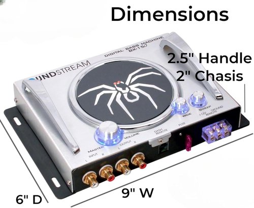Soundstream BX-150, Digital Bass Processor and Reconstruction Bass Enhancer, Digital Bass Machine for Cars ATV UTV Motorcycles, BX-15 Family of Car Audio Sound Booster and Signal Booster