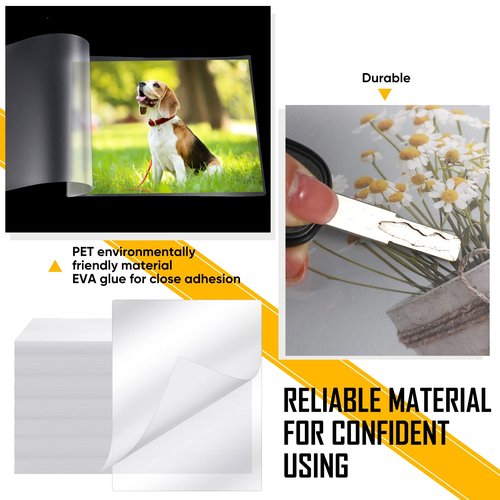 Sherr 200 Pack 10 Mil Laminating Pouches Thermal Laminating Sheets Letter Size 9 x 11.5 Inch Clear Plastic Paper Hot Glossy Sheets Office Supplies