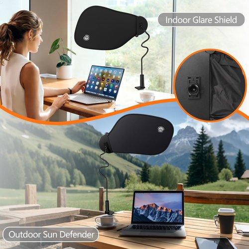 Cubicle Shade | Desk Light Blocker for Overhead Glare - Ideal for Light Sensitive Workers (Standard)