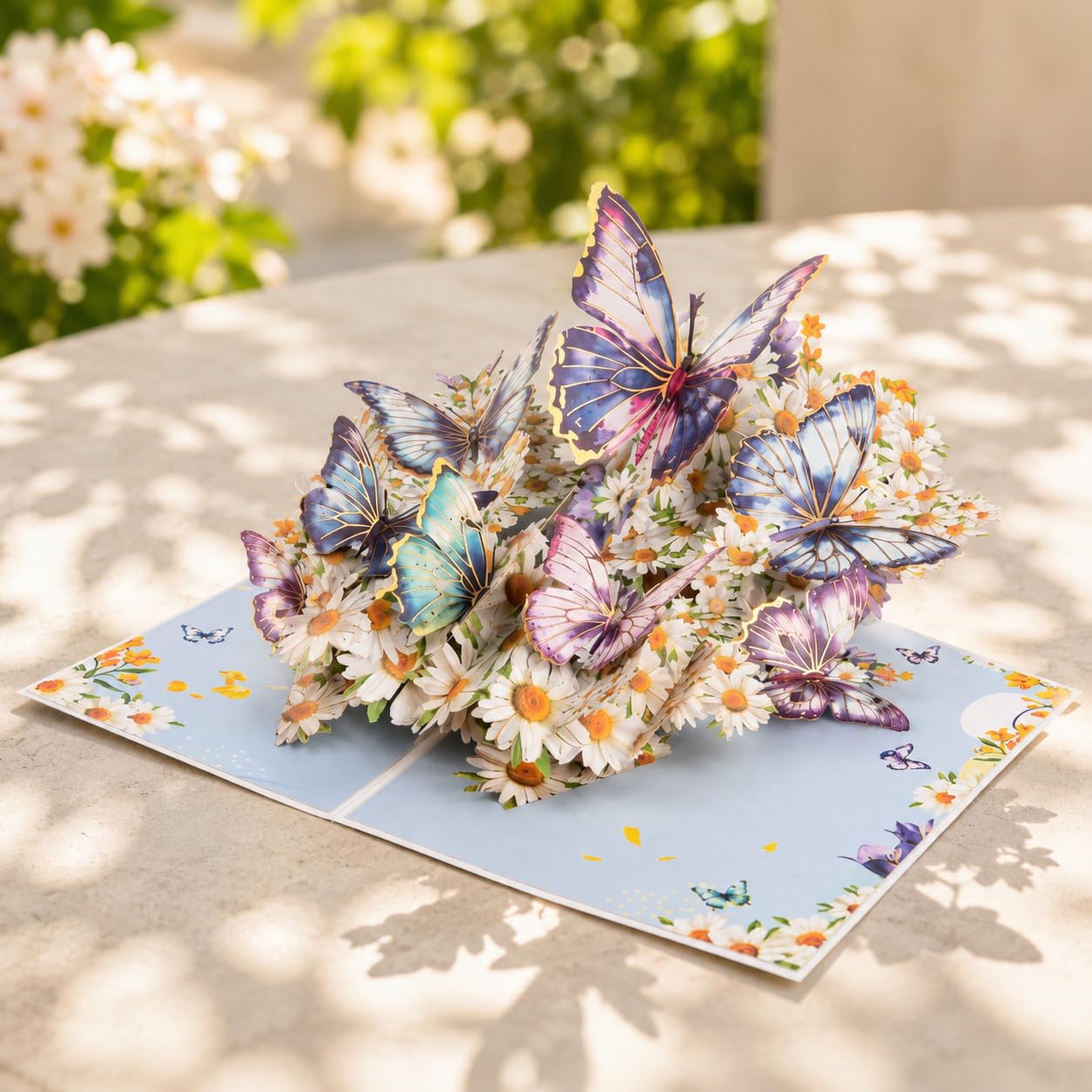 Fiamr 3D Pop Up Birthday Cards for Women -Butterfly Greeting Card, Gift for mother, wife, mom, friend, Girlfriend and sisters For Birthday, anniversary, Thinking of you, Get well - with notes and envelopes