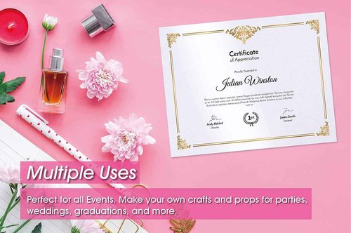 Limited Papers (TM) Shimmer Pure White Pearl, Digital Metallic Stationary Paper. Perfect for Business, Invitations, Weddings. And More. 200 Sheets. (80 lb. - Text, 8.5 x 11)