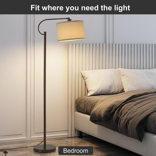 ONEXT Floor Lamp Downlight 63In (160cm) in Dark Bronze Finish