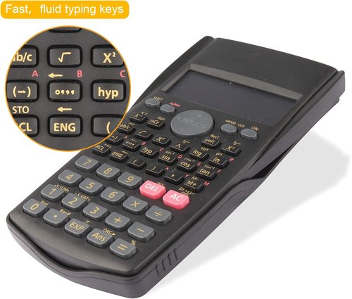 HY-82MS Scientific Calculator by 2-Line Engineering | Perfect for School & Business Use