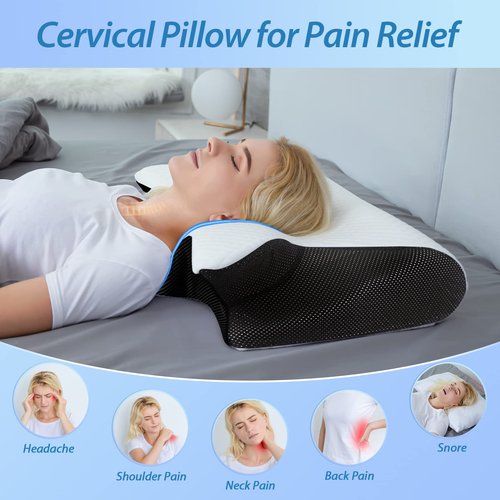 HOMCA Donut Pillow hemmoroid Cushion for Office Chair,Sciatica Pain Relief for Sitting,Premium Memory Foam Wheelchair Cushions for Pressure Relief,Tailbone Pain Car Seat