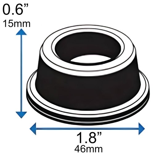 Door Stopper Wall Protector [4 Pack] - Clear Self Adhesive Rubber Door Bumpers. Prevent Damage to Walls from Door Knobs Handles - Door Stop
