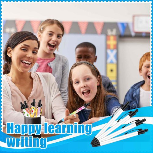 48 PCS Sublimation Pens Blank Bulk Heat Transfer Pen Back to School Aluminum Customized Pen with Heat Shrink Wrap,Sublimation Ballpoint Pen Personalized Clip Pen for DIY School Office Supplies