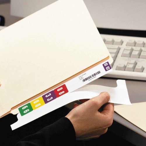 Smead Smartstrip Labels, Refill Pack, End Tab Labels, Ink-Jet Printer (66006)