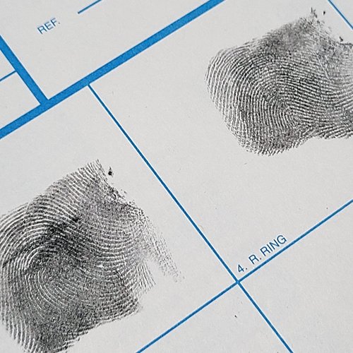 Crime Scene Fingerprint Cards, Applicant FD-258 (Pack of 50)