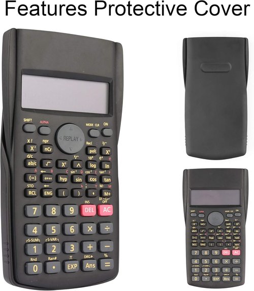 HY-82MS Scientific Calculator by 2-Line Engineering | Perfect for School & Business Use