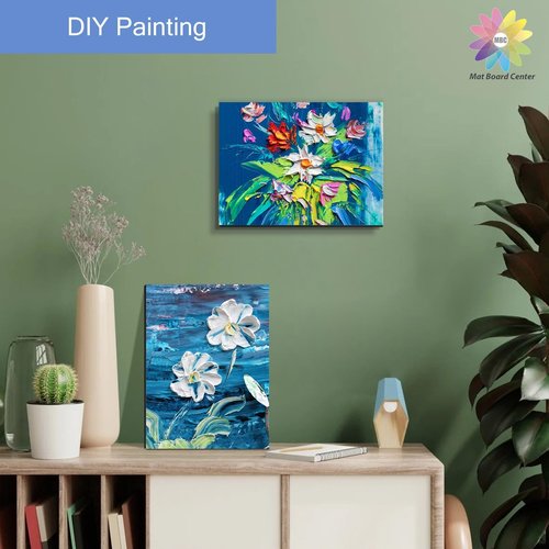 Mat Board Center, Pack of 25 Foam Boards (Black Color, 11x14 3/16")