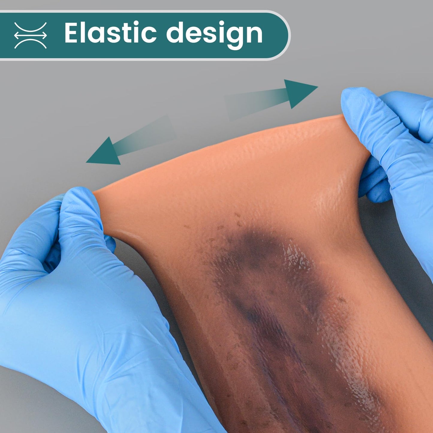 MedEduQuest Bruise Wound Care Training Sleeve, Wound Packing Trainer for Medical Education