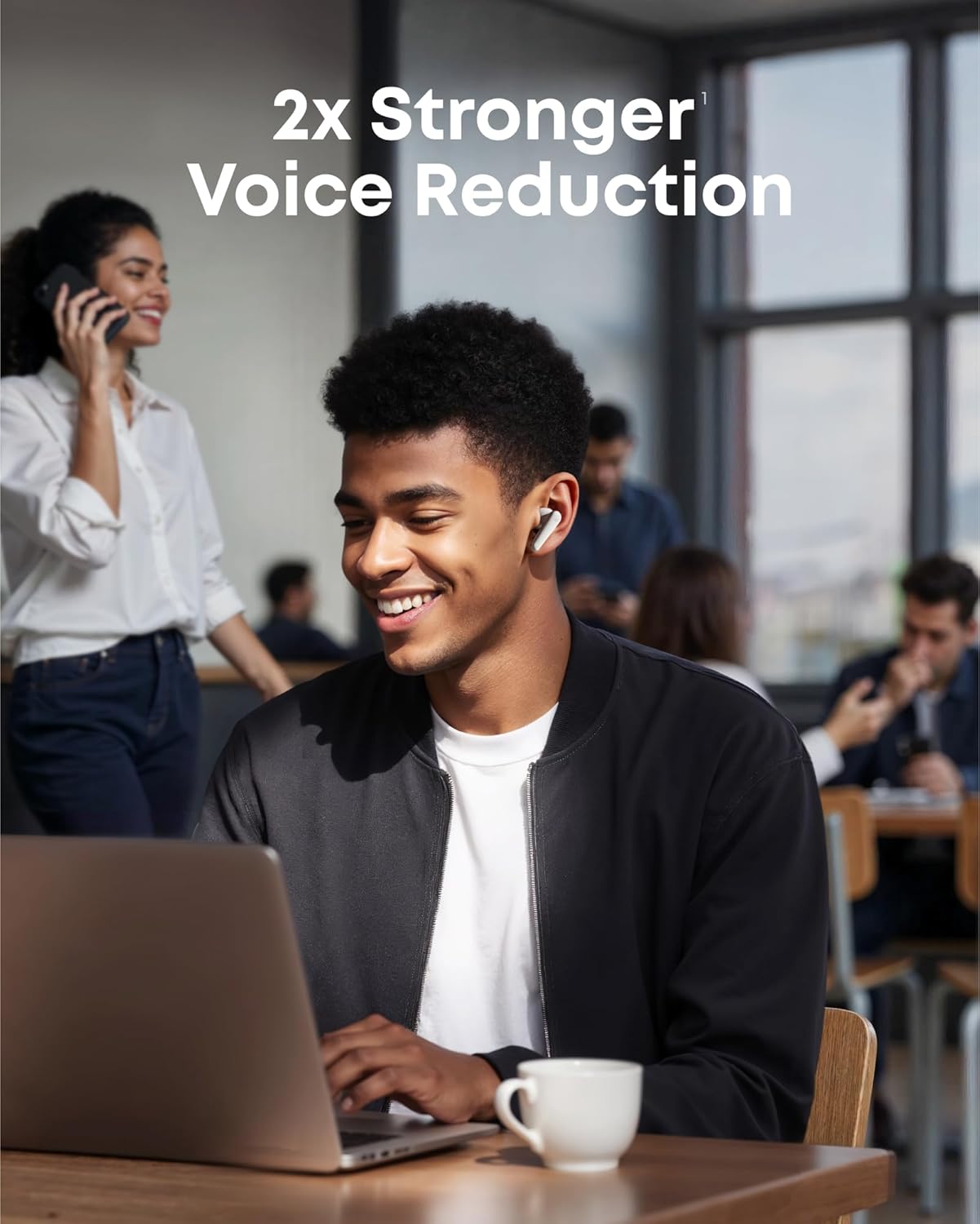 Soundcore Liberty 5 by Anker - Noise-Cancelling Wireless Earbuds with Dolby Audio & 6-Mic AI Calls