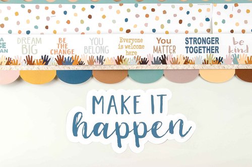 Teacher Created Resources Everyone is Welcome You Belong Here Bulletin Board (TCR7168) Large (Pack of 2)