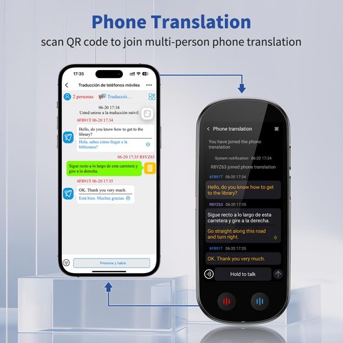 Language Translator Device No WiFi Needed, Upgraded ChatGPT Ai Translator, 150+ Languages Instant Two Way Translator Device, Offline/Recording/Photo/Voice Translation Real Time for Business Learning