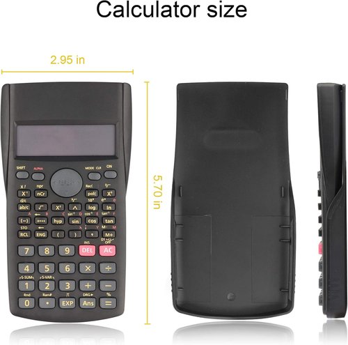 HY-82MS Scientific Calculator by 2-Line Engineering | Perfect for School & Business Use