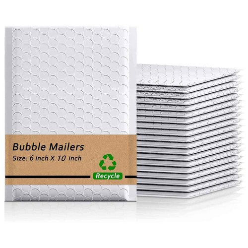Bubble Mailers 6x10 inches 500pcs Padded Envelopes Mailers Sealing Shipping Bags for Small Business, Shipping Envelopes with Self Sealing, Waterproof and TearProof