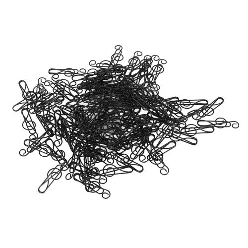Music Note Paper Clips, 100pcs Black Musical Notes Paper Clips Bookmarks Colored Paper Clips with Storage Box Small Paperclips for Office School Paper Files Organizing