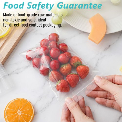 Clear Poly Bags by [Brand Name] - 2000 Pcs 4x6 Inch Reclosable Zip Bags for Jewelry & Small Business Packaging