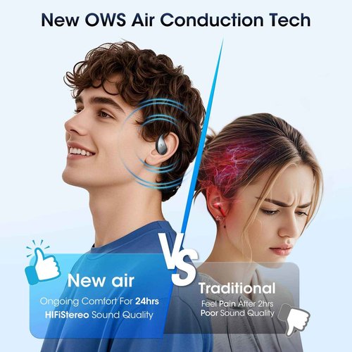 AI Translation Earbuds Real Time, 2025 Upgraded 144 Language Translator Earbuds for iPhone and Android 6-in-1 Translation Headphones with 6 Mode, Translating Device for Travel Business Learning(Black)