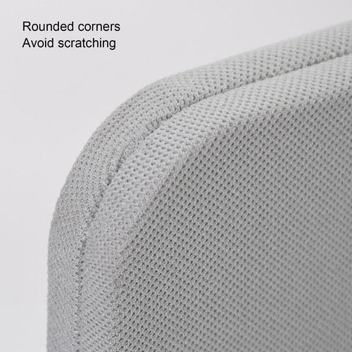 Privacy Panel, Under Desk Modesty Panel for Sit Stand Workstations, Home Office Desk Skirt, 15.7in Height, Dual-Use Mounted Design